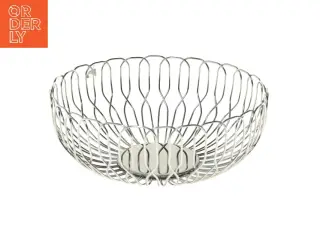 Trådflet kurv fra Georg Jensen (str. Ø 20,5 cm)