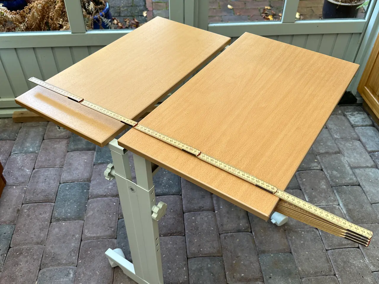Billede 1 - Computer bord / PC bord bøg laminat 