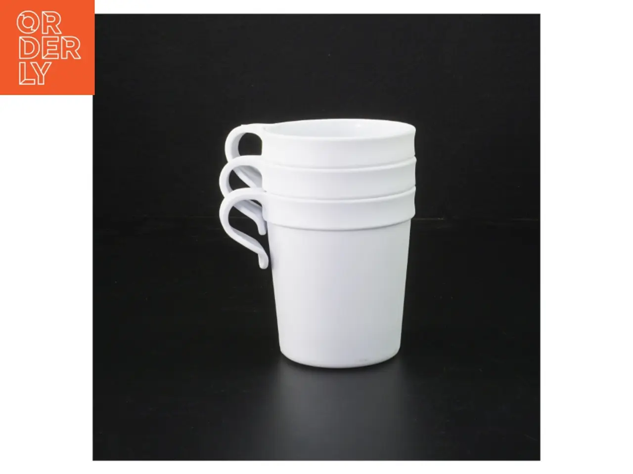 Billede 1 - Stabelbare plastikkrus 300 ml (str. 300 ml. 3 styk)
