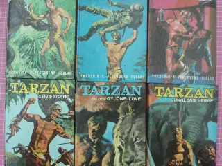 Tarzan bøger af Edgar R. Burroughs