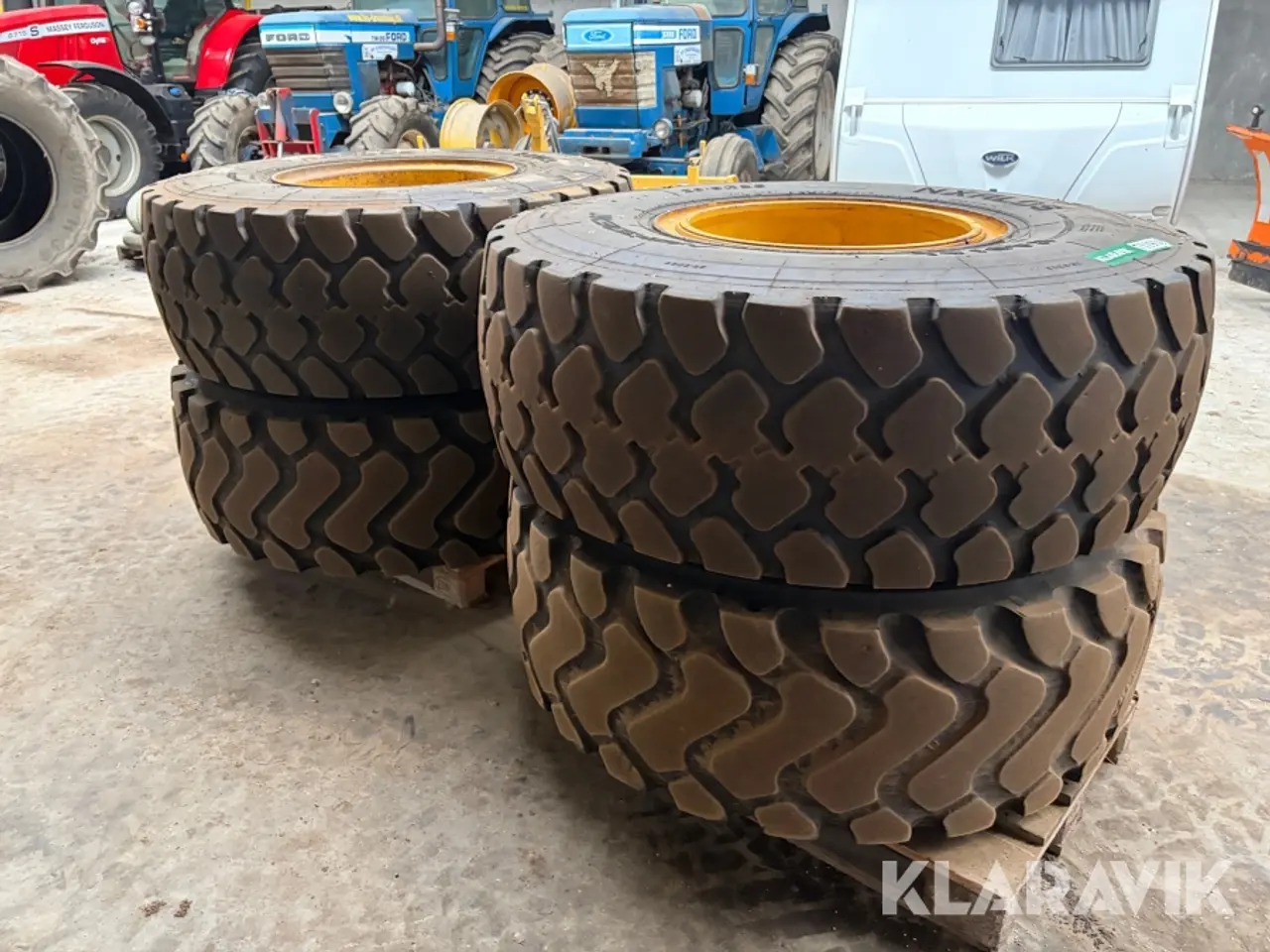Billede 7 - Hjul Komatsu WA200 4 styk