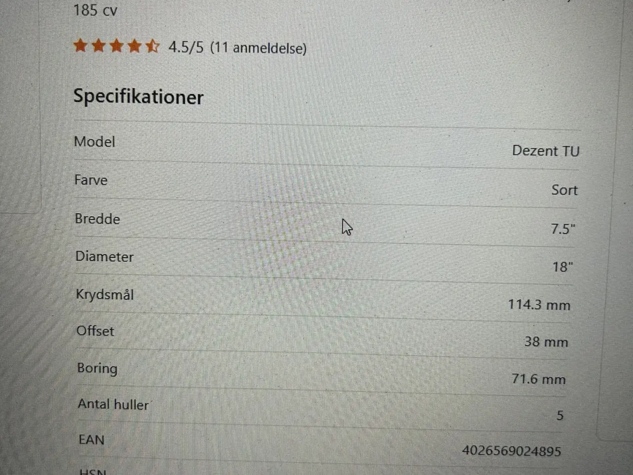 Billede 5 - Dezent alufælge med vinterdæk