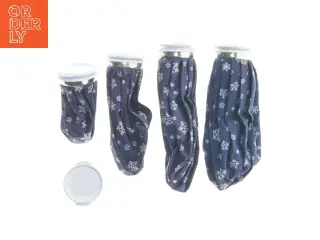 Sæt af isposer med snefnug design (str. 15-25 cm)
