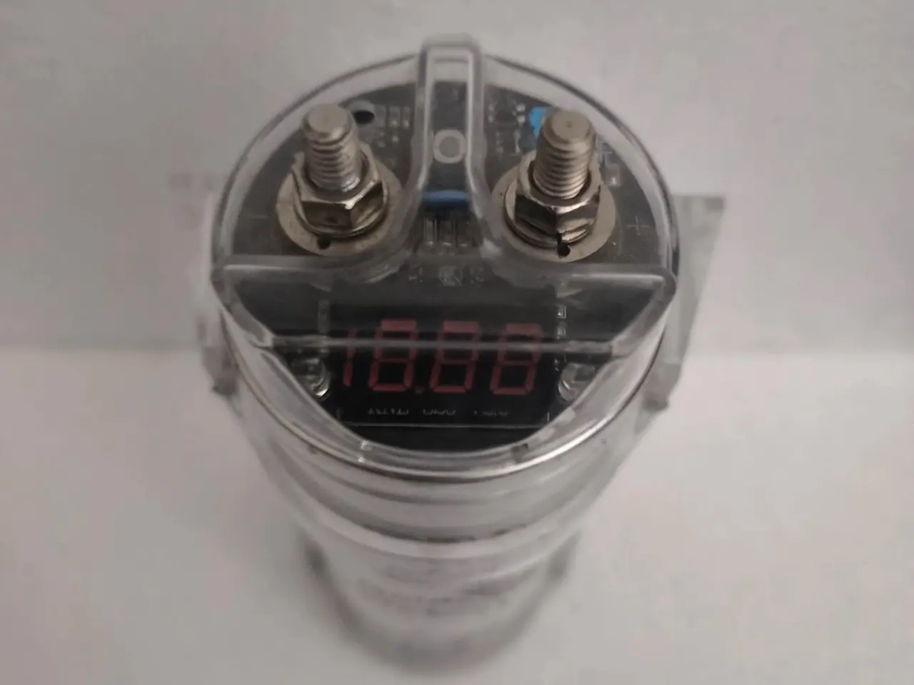 Billede 2 - Kondensator til bilstereo med digitalt voltmeter (