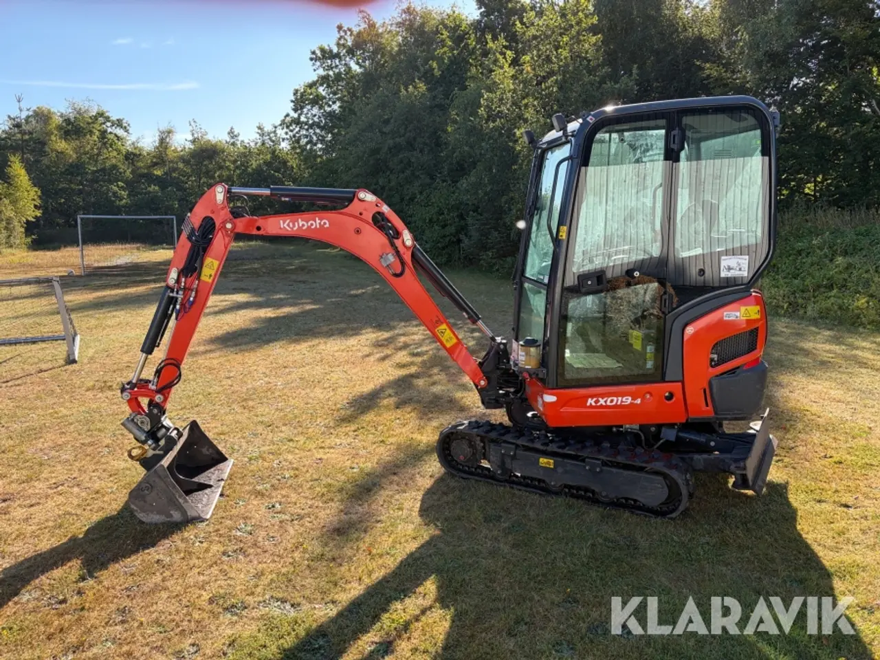 Billede 2 - Gravemaskine Kubota KX019-4 med tilt og centralsmørring