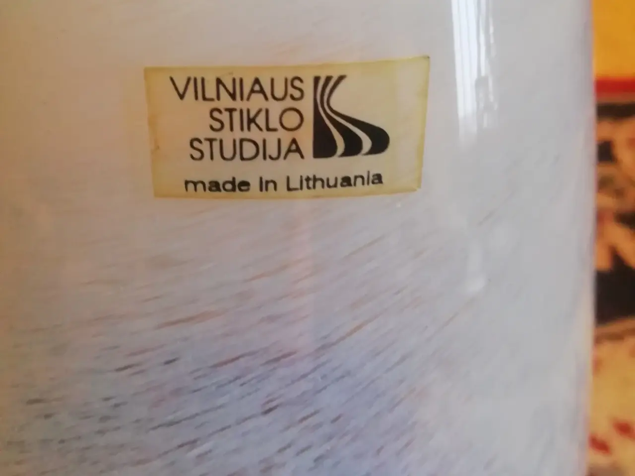 Billede 3 - Vilniaus Stiklo Studija Glas Kunst Vase