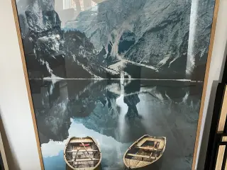 Stort billede/plakat med ramme