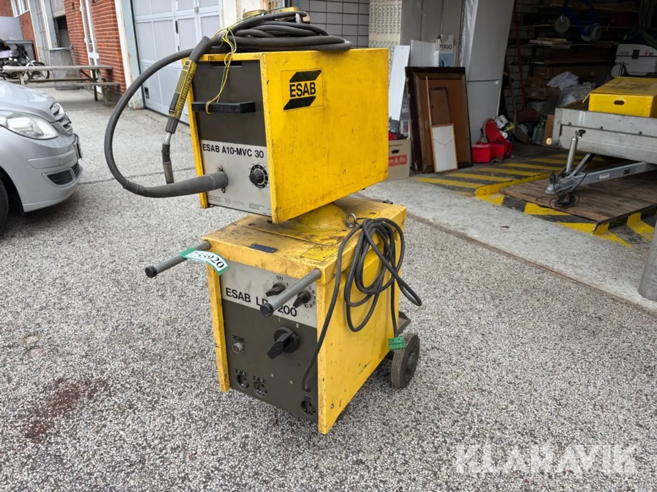 Billede 1 - Svejsemaskine Esab LDA 200 med Esab a-10-mvc 30