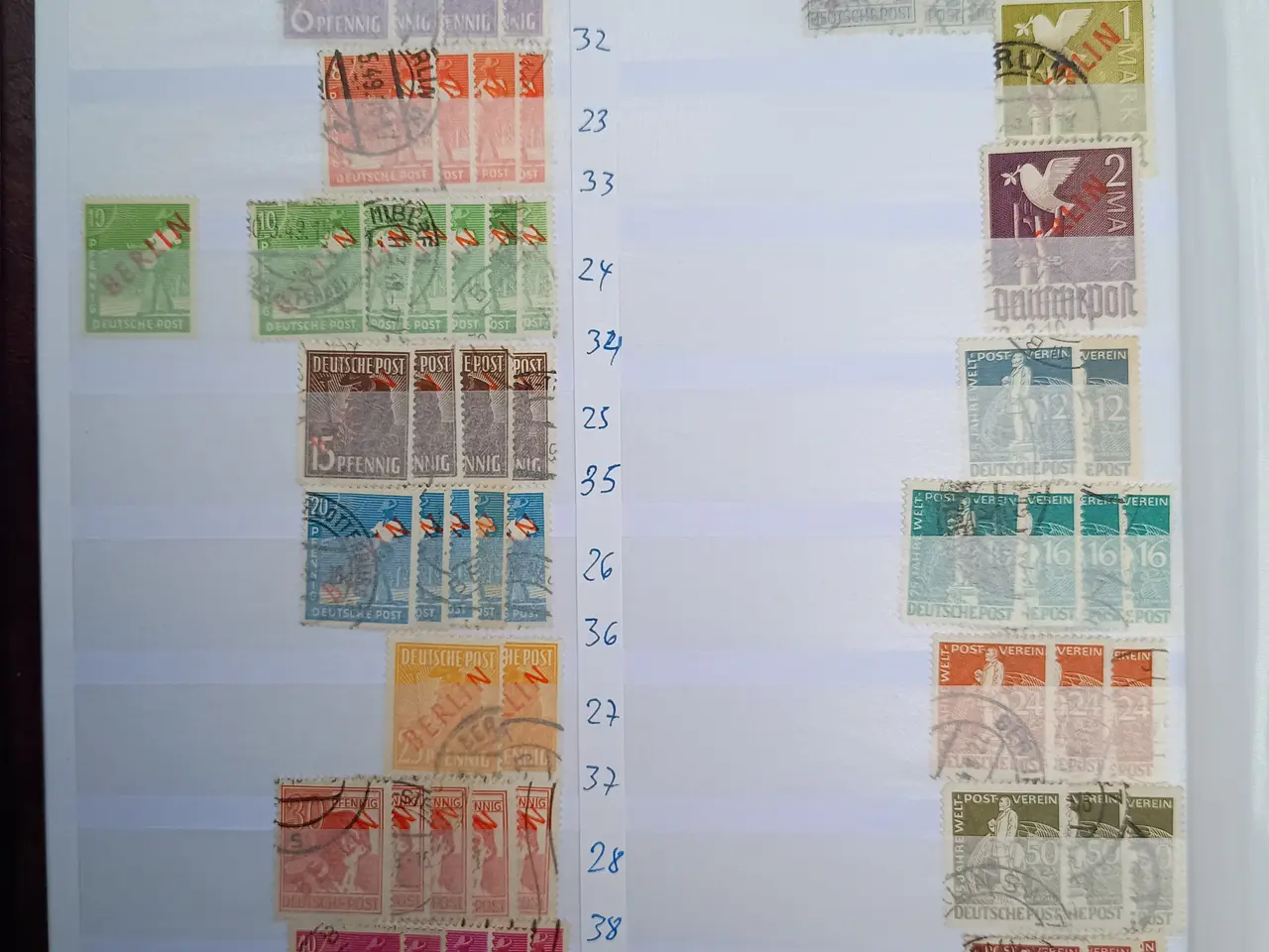 Billede 2 - Berlin samling postfrisk og stemplet