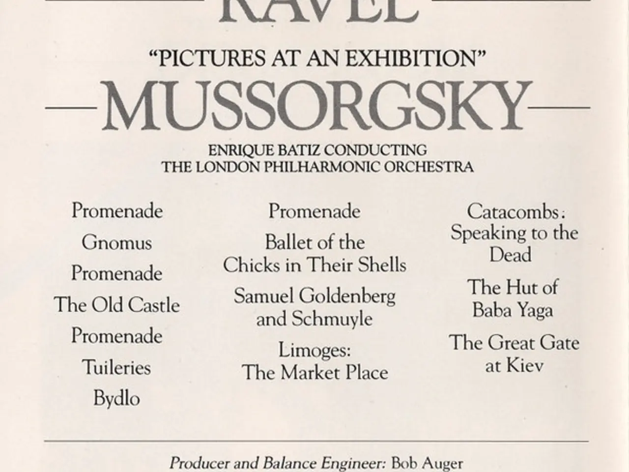 Billede 4 - Ravel* - Mussorgsky* – Bolero / Pictures At… – CD