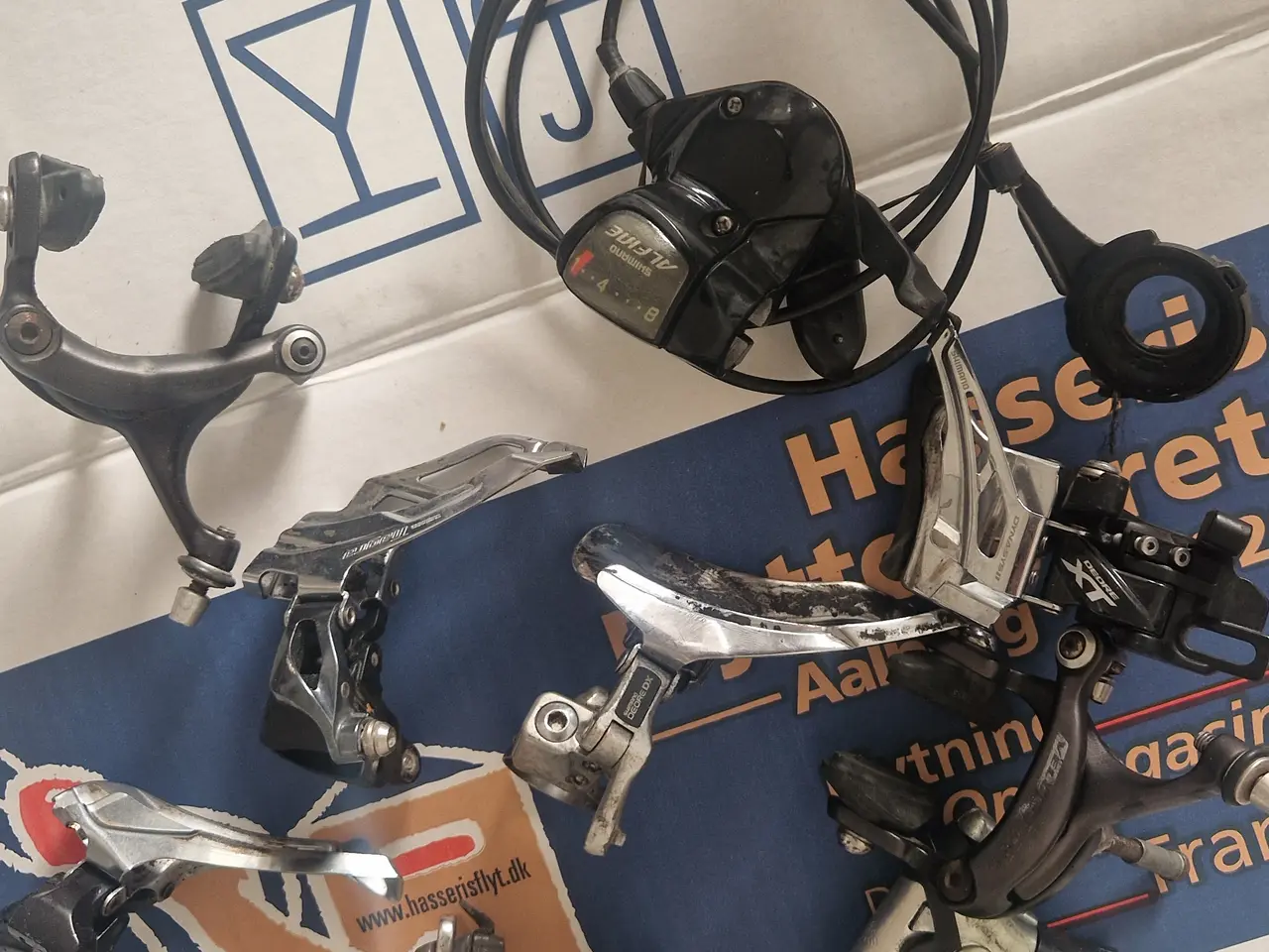 Billede 3 - Cykel parti - hjul dæk gear bremser mm.