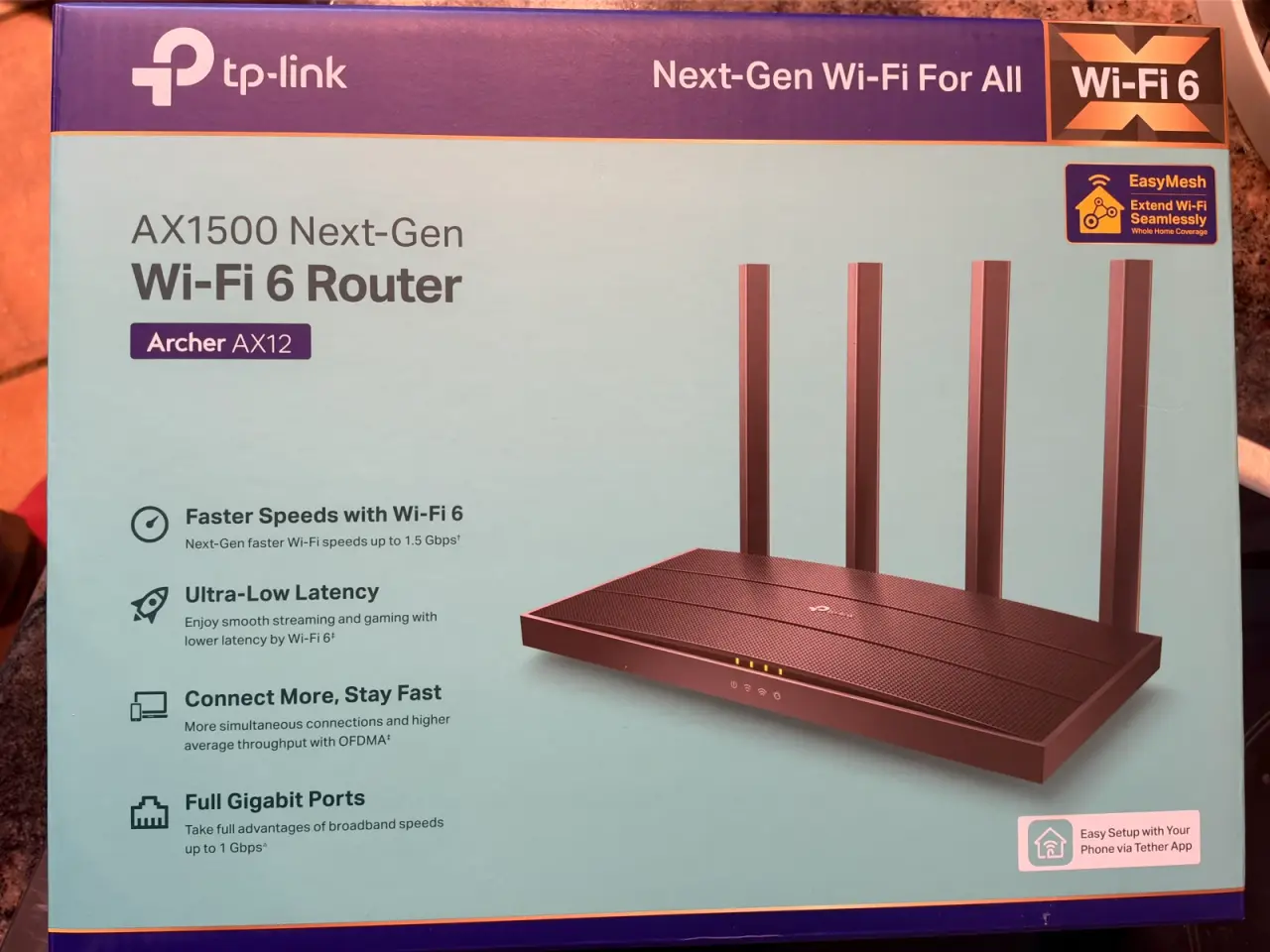Billede 1 - TP-link Archer AX12 Trådløs router