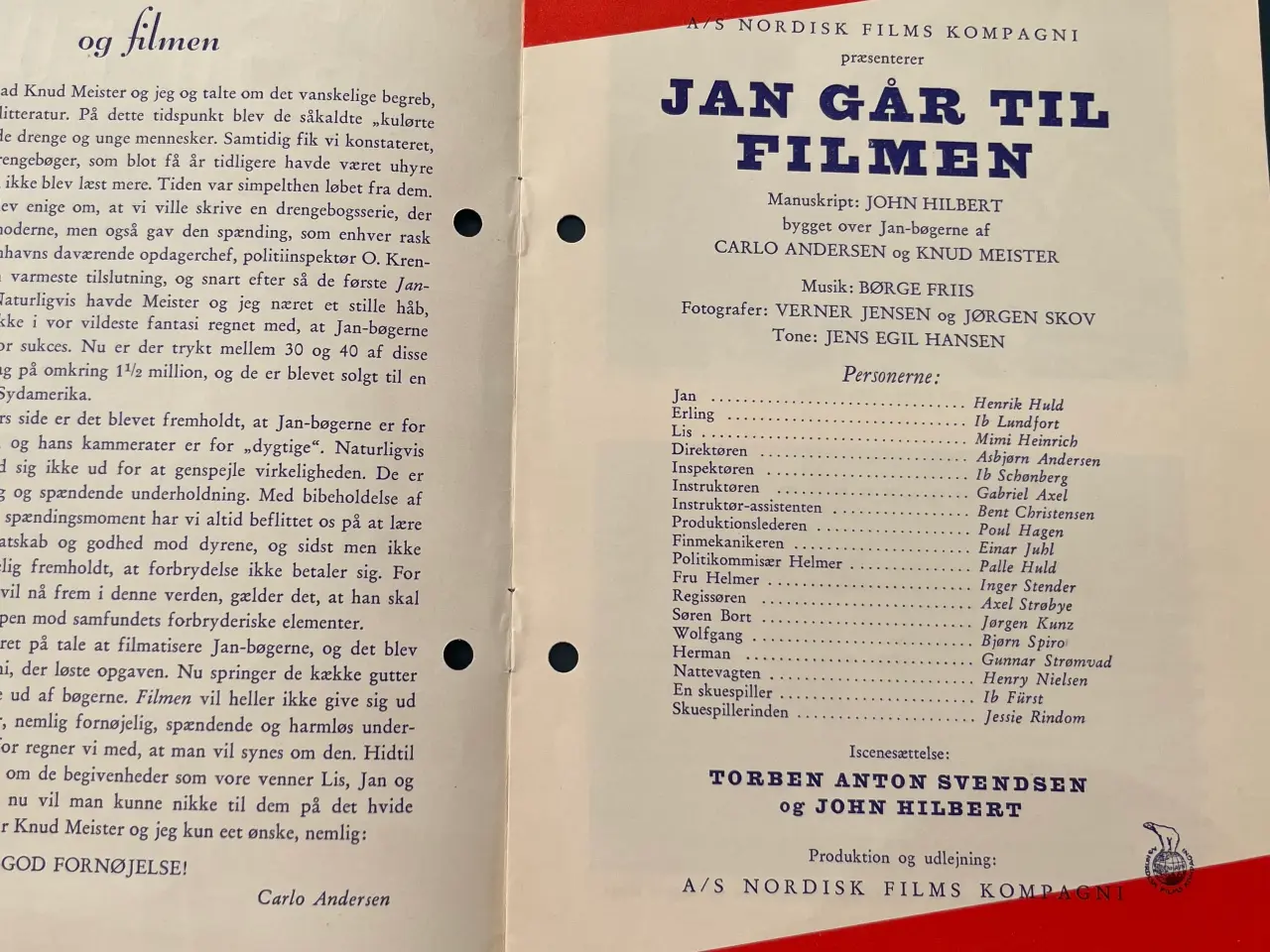 Billede 2 - Jan går til filmen 