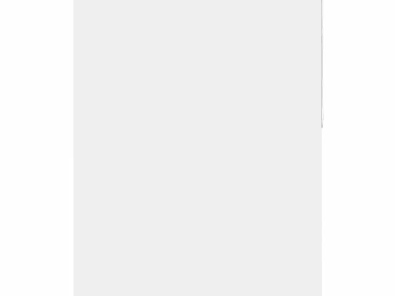 Billede 1 - Mørklægningsrullegardin 150×230 cm - stofbredde 146,6 cm, hvid polyester