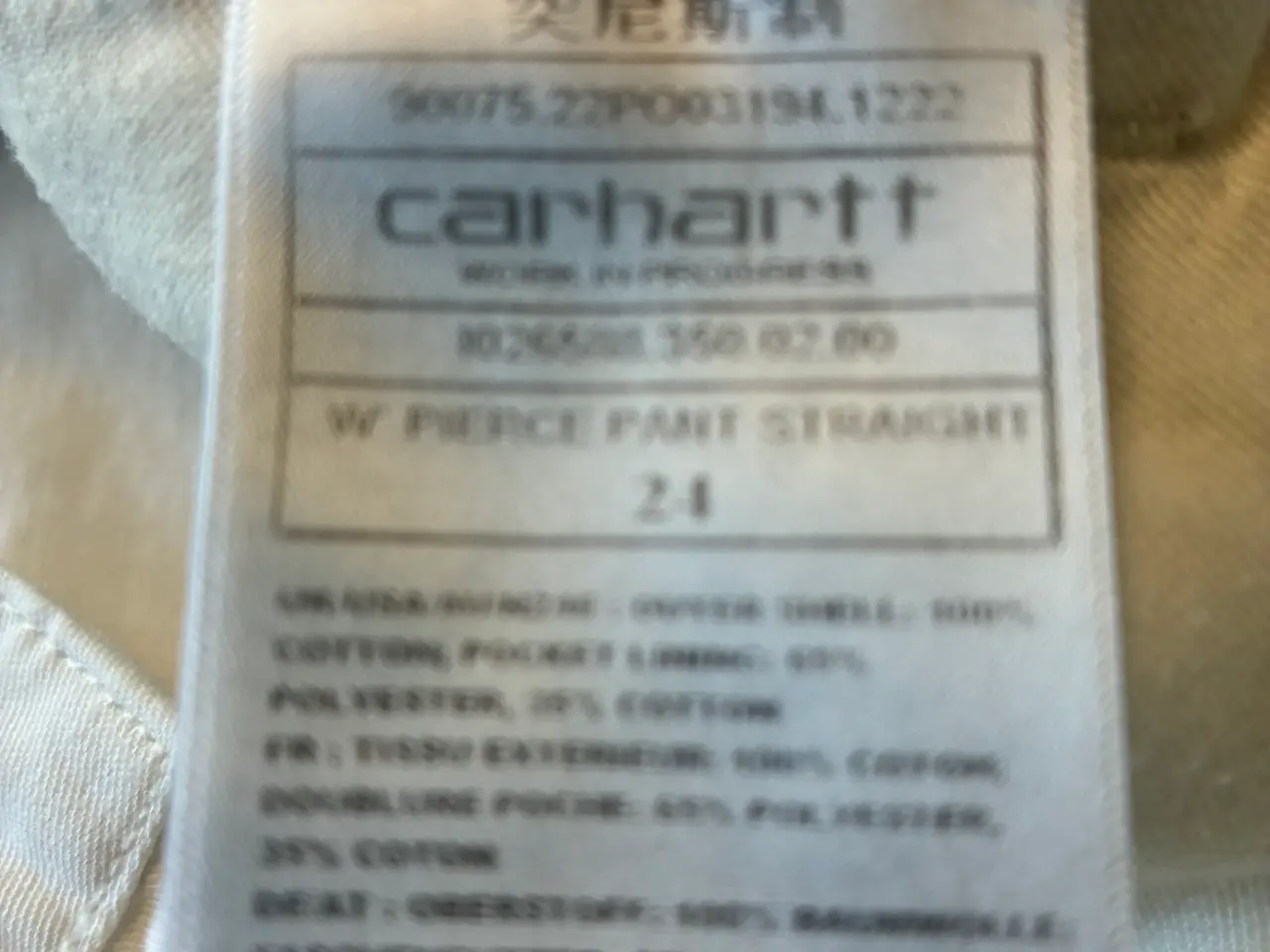 Billede 7 - Carhartt Jeans, hvide og lyseblå