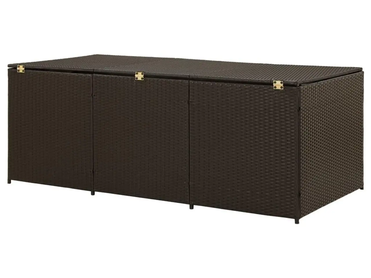 Billede 6 - Opbevaringskasse til haven 180x90x70 cm polyrattan brun