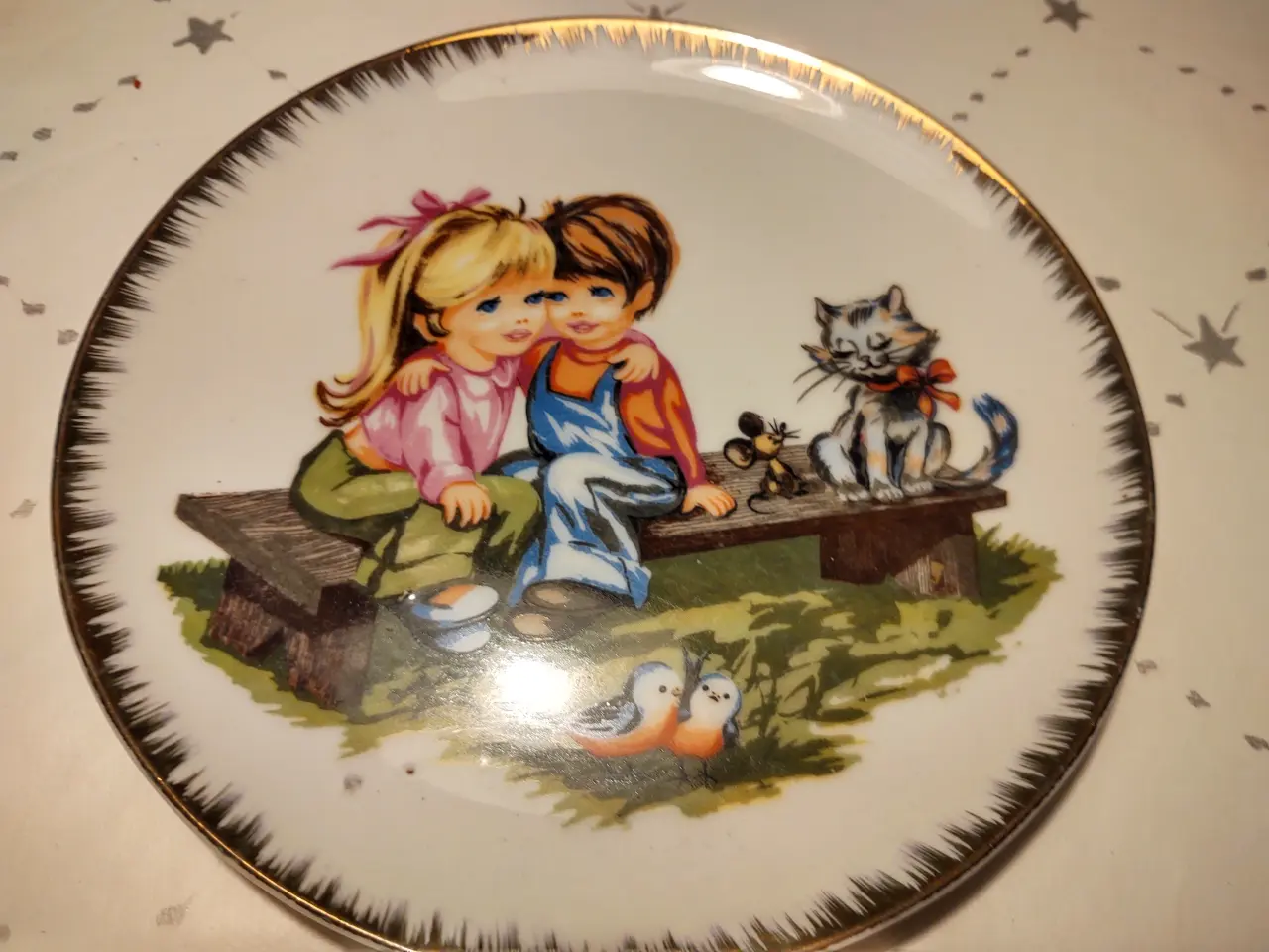 Billede 1 - Platte med flotte figurer