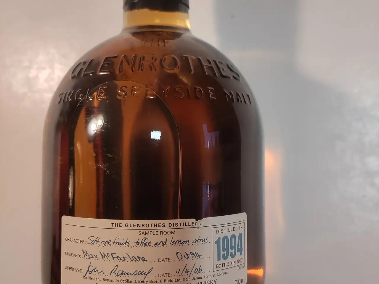 Billede 1 - The Glenrothes Sample room 12 år Vintage Speyside