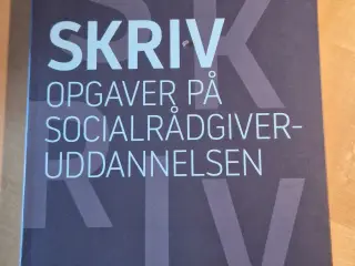 Skriv opgaver på socialrådgiver uddannelsen