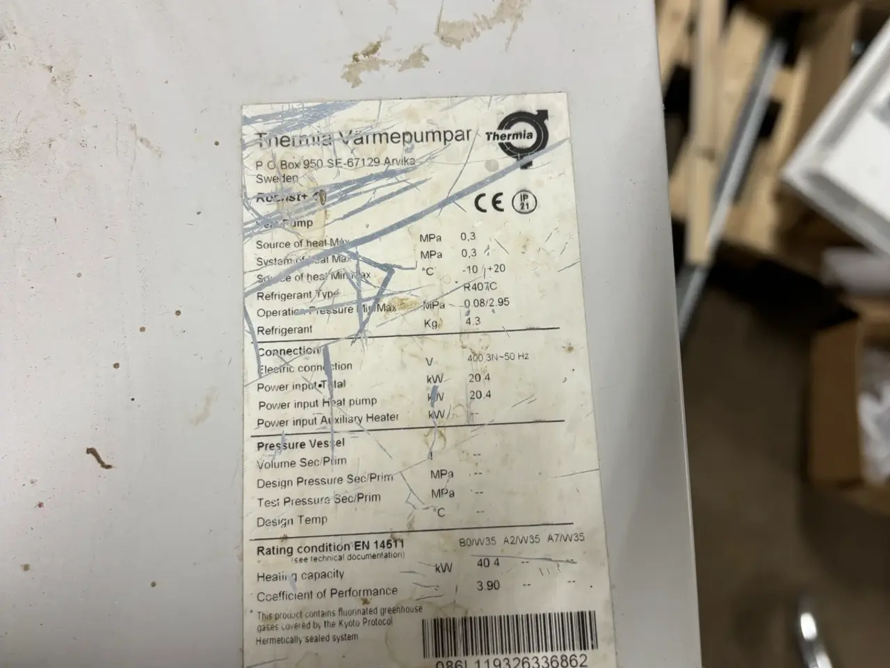 Billede 2 - Varmepumpe / gyllekøling