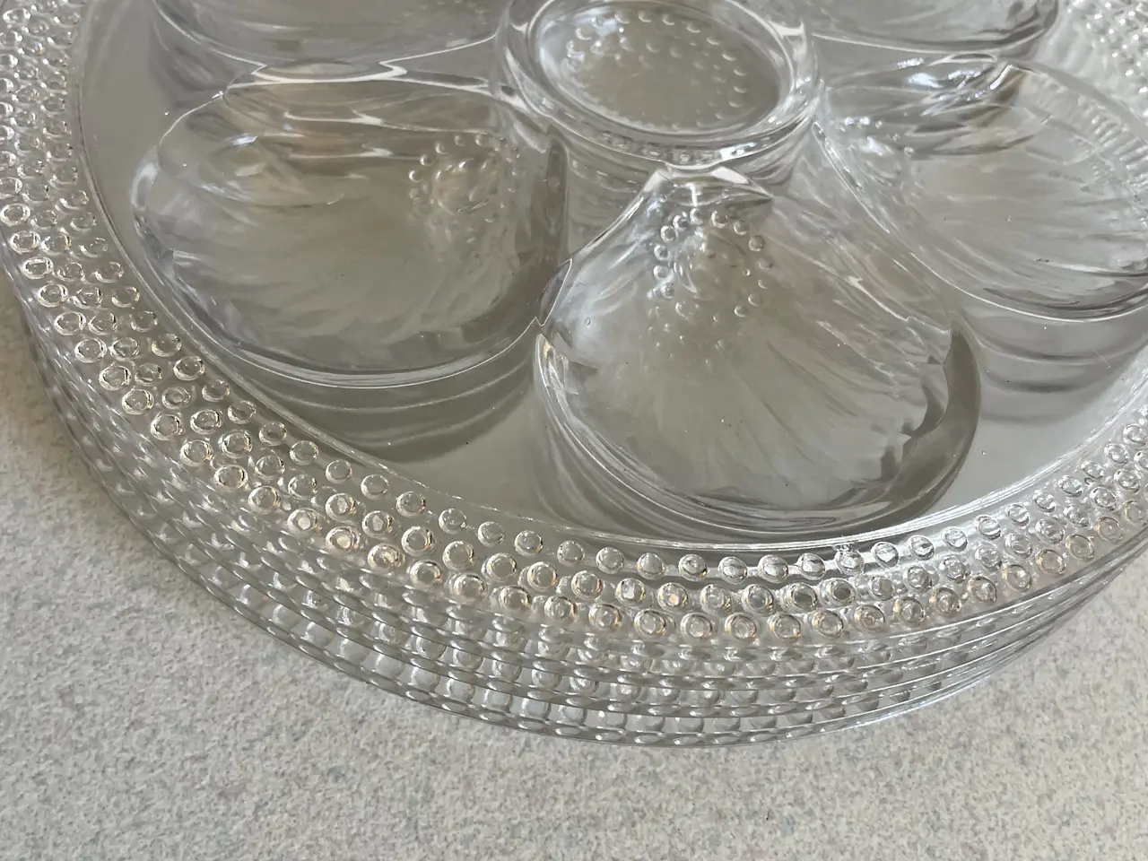 Billede 6 - Art deco franske  seafood tallerkner 