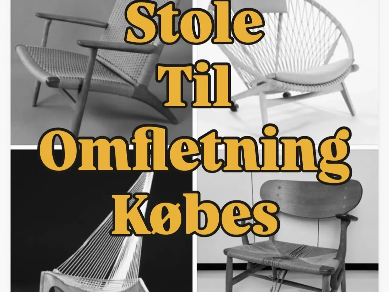 Billede 1 - Stole til omfletning købes