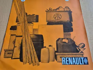 Salgsbrochure RENAULT 4 varevogn.