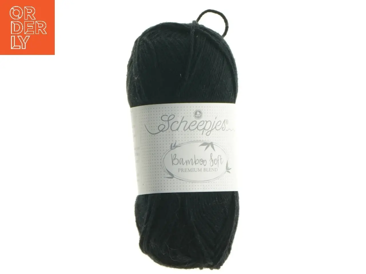 Billede 1 - Sort bambusgarn fra Scheepjes (str. 150 m mm)