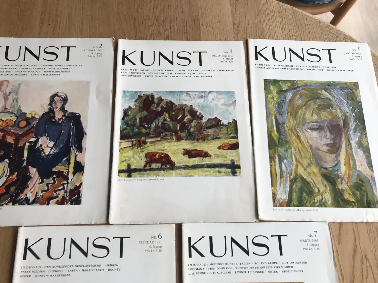 Billede 2 - KUNST  -  8. årgang   1960/61  (7 numre)