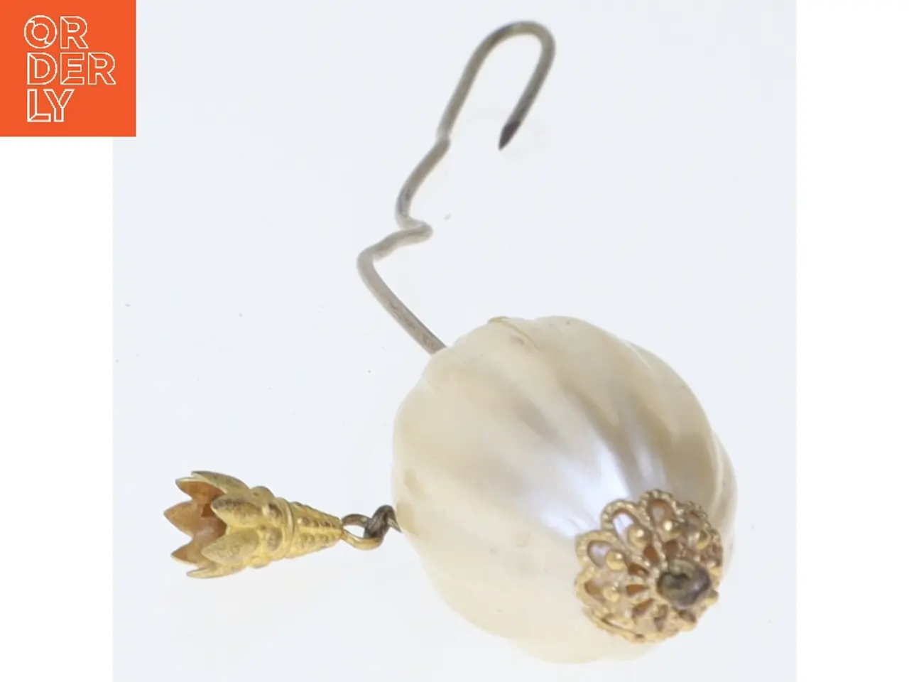 Billede 2 - Hængende dekoration med perle og krog (str. 15 cm)