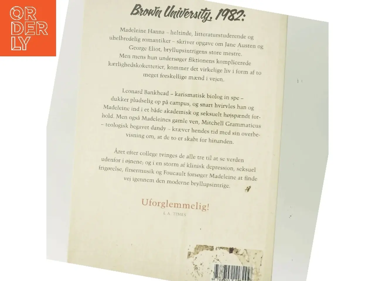 Billede 3 - Bryllupsintrigen : roman af Jeffrey Eugenides (Bog)