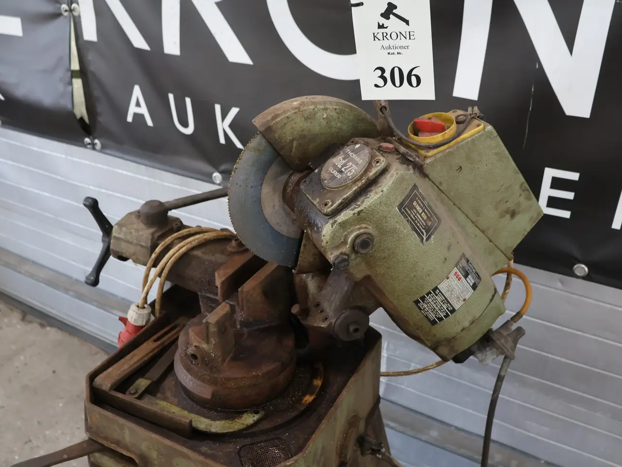 Billede 4 -  Thomas metal afkorter, model 275 super, 380v
