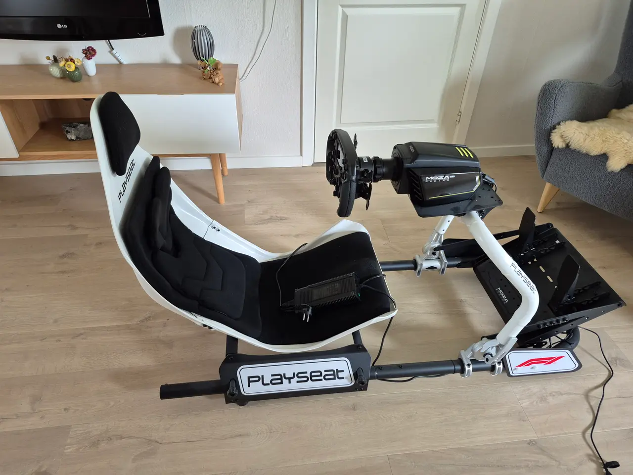 Billede 2 - Racer cockpit med  moza rat og pedaler