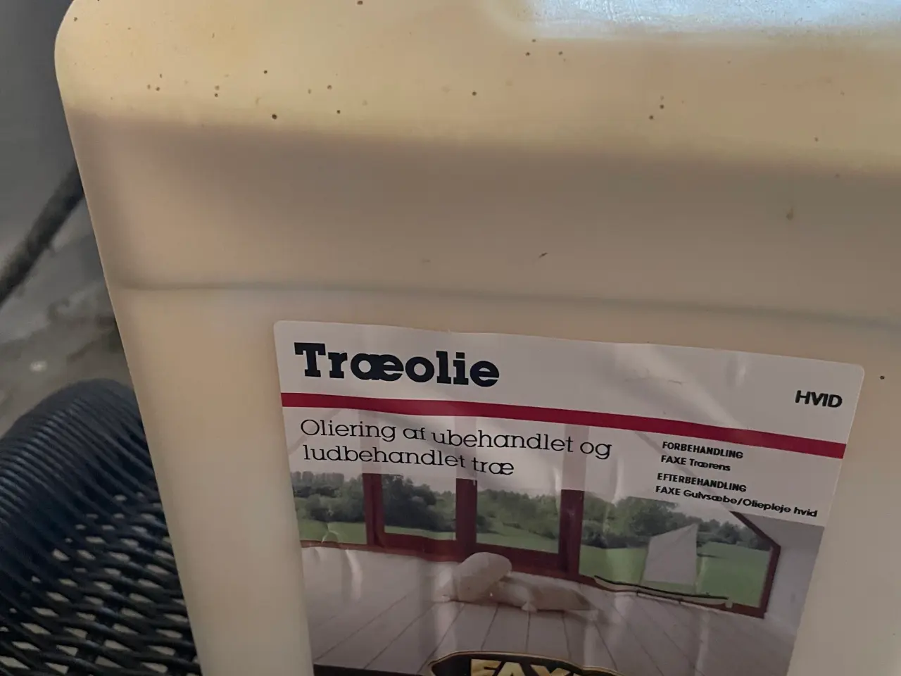 Billede 1 - Faxe træ olie hvid