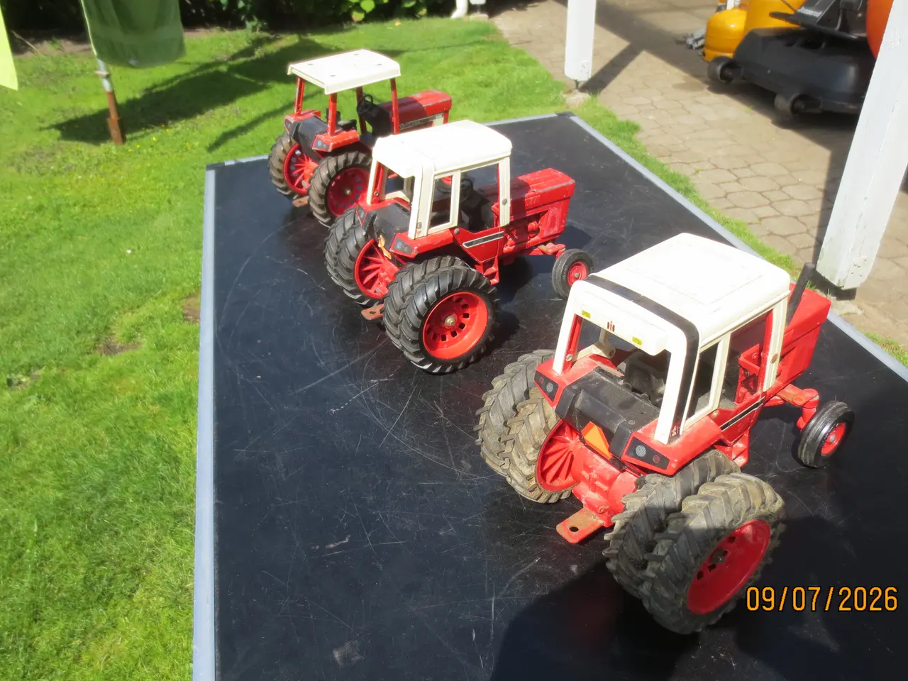 Billede 4 - 3 stk Modeltraktor IH International 1586 -886