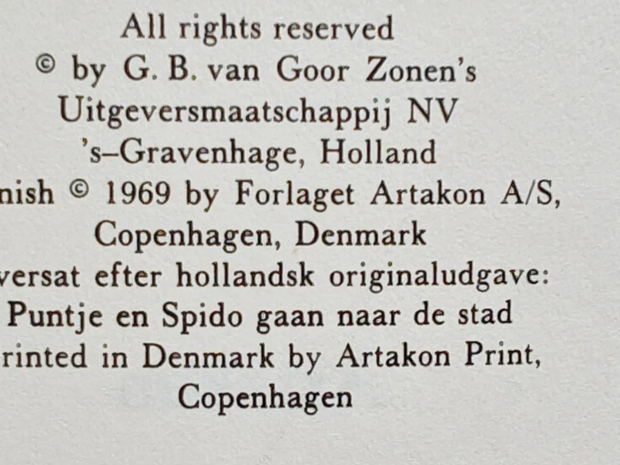 Billede 2 - Pinni og Søren tager til byen BOG fra 1969