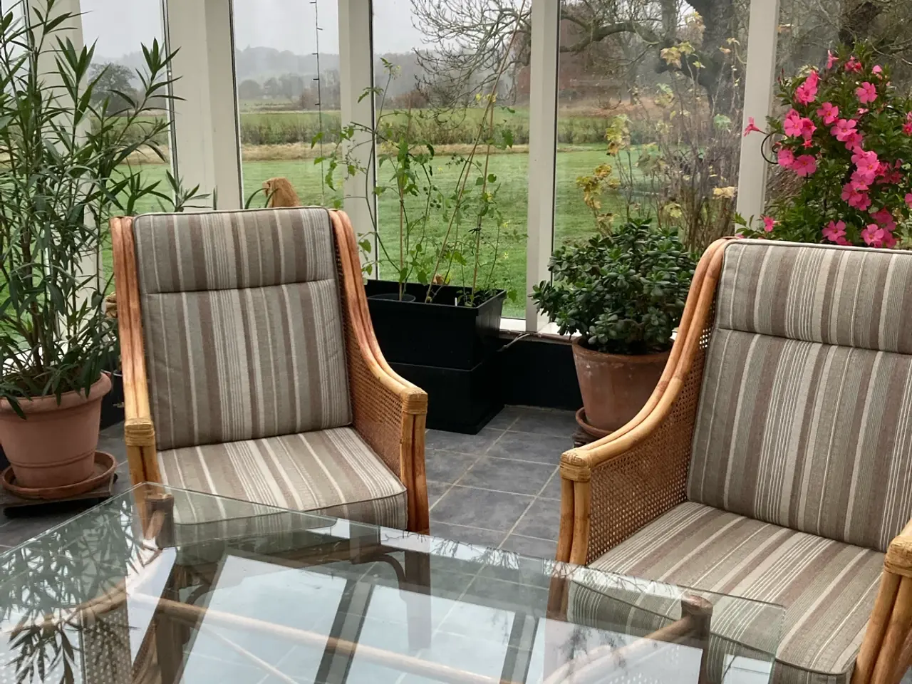 Billede 4 - Sofabord Bambus,samt 2 .lænestole