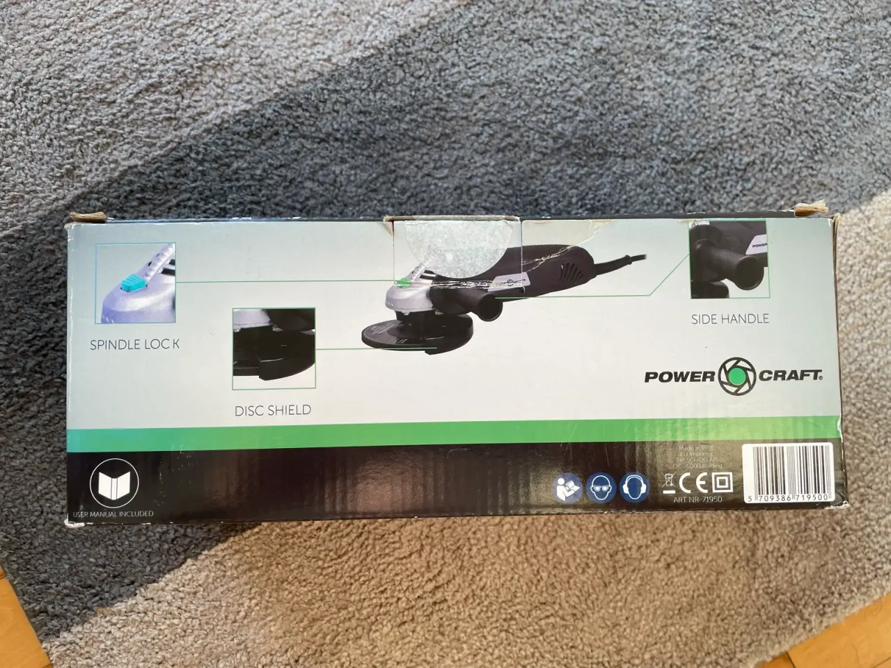 Billede 4 - Vinkelsliber 550 W Ø115 mm - POWER CRAFT