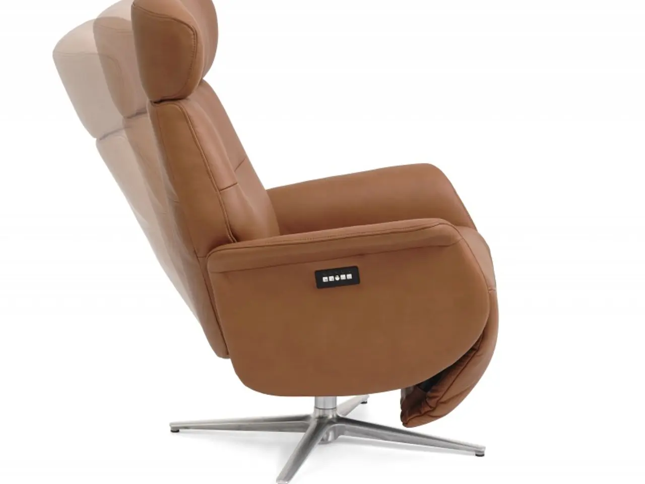 Billede 5 - Torsten Recliner lænestol med 2 motor - Cognac semianiline læder