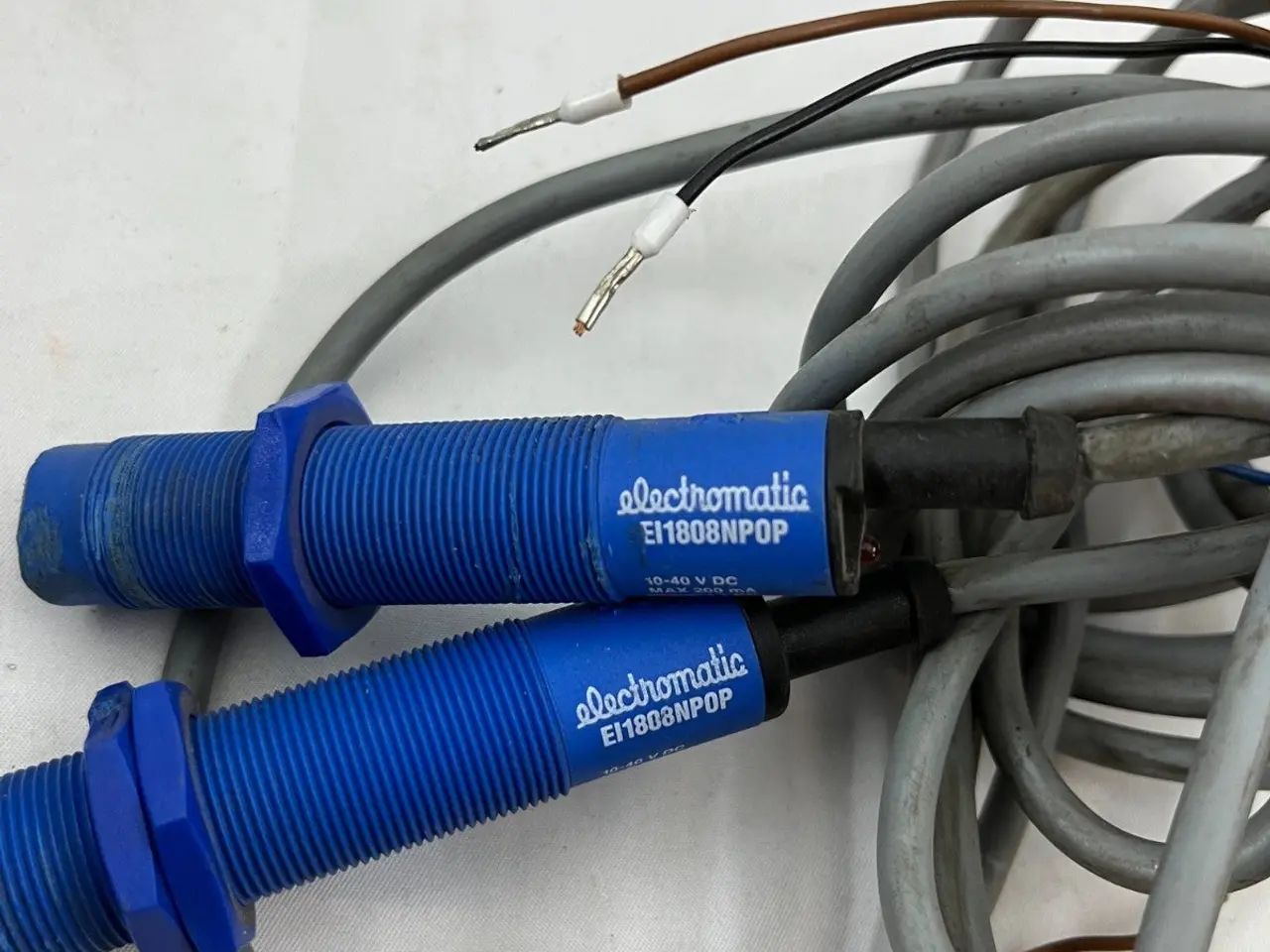 Billede 3 - 2x Electromatic EI1808NPOP Inductive Proximity M18