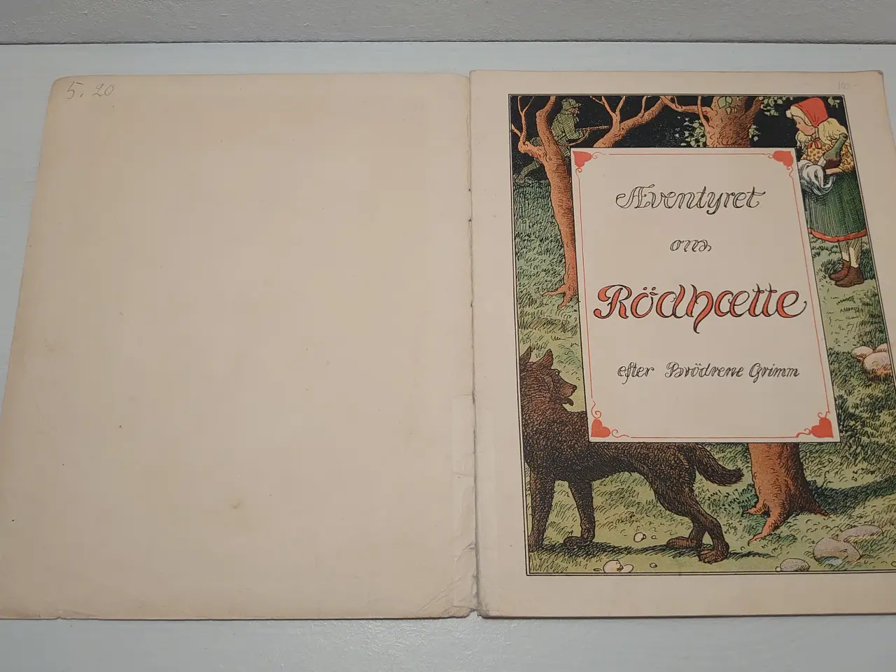 Billede 3 - Rødhætte. V/Axel og Louis Moe. Uden år (1893)