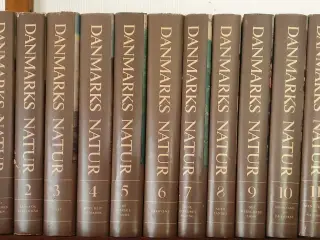 Danmarks Natur bind 1-12 sælges