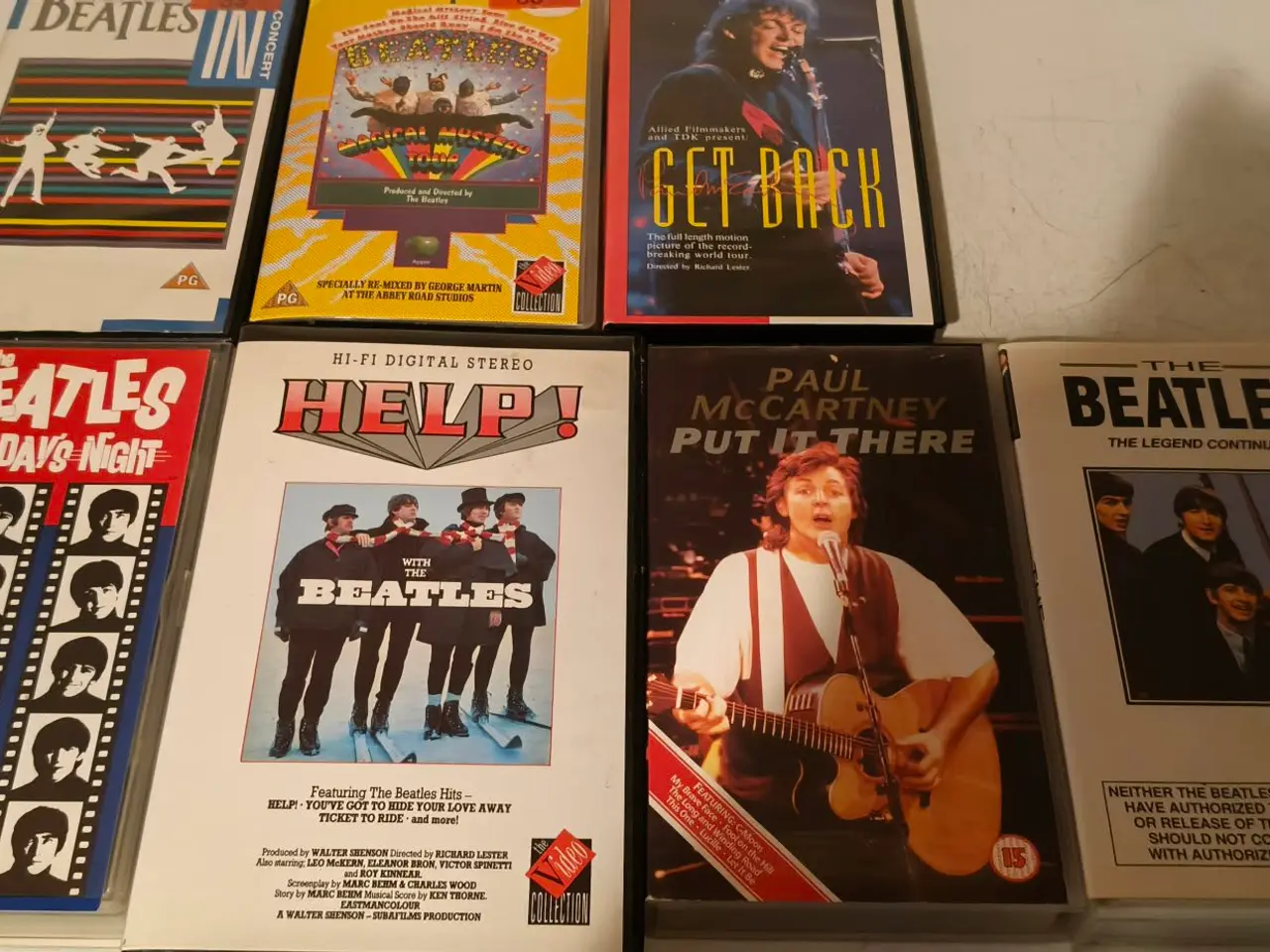 Billede 5 - 7 vhs bånd med beatles til dem der kan huske dem