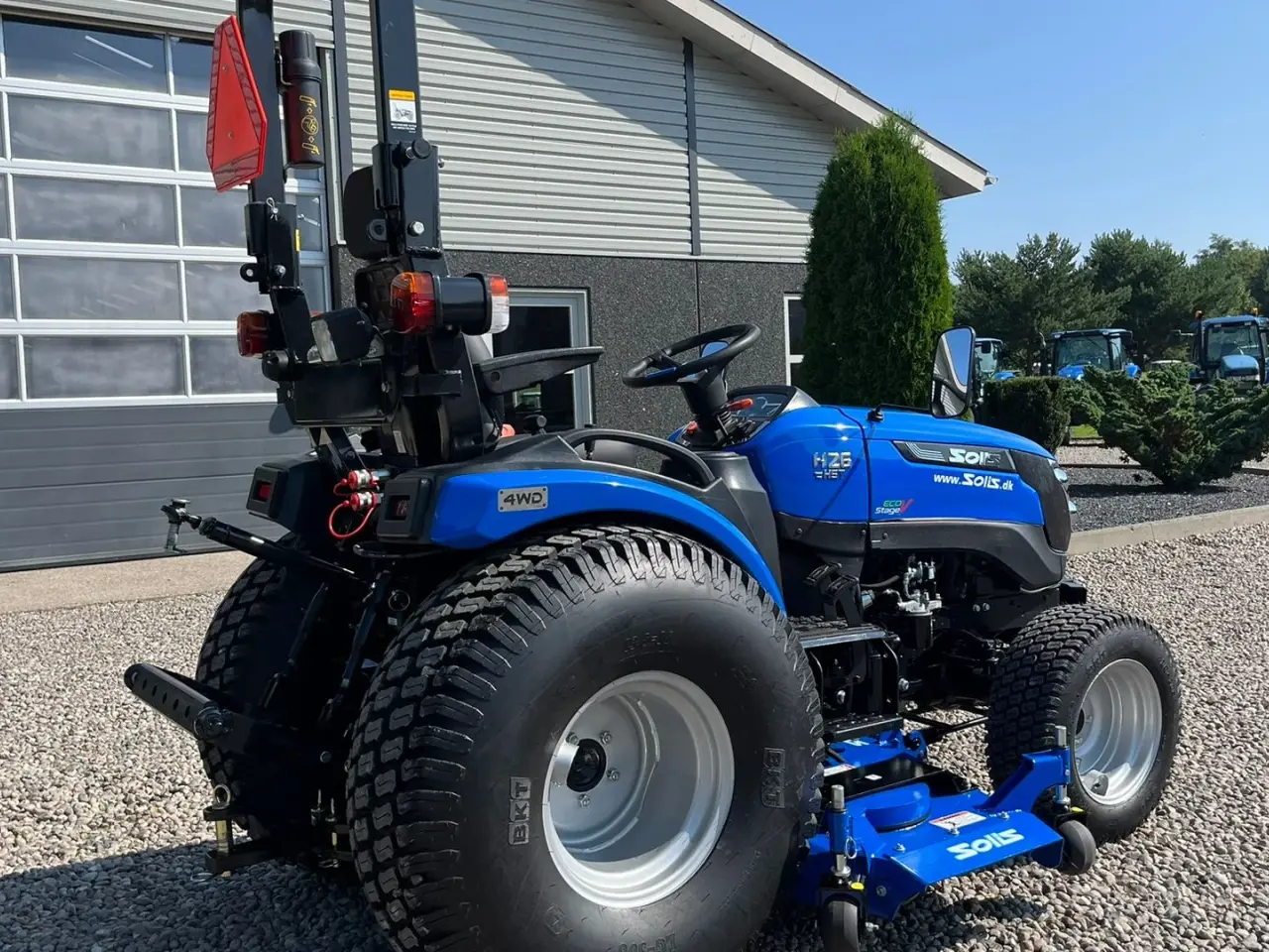 Billede 4 - Solis 26 HST Hydrostat Turf hjul og klipperbord