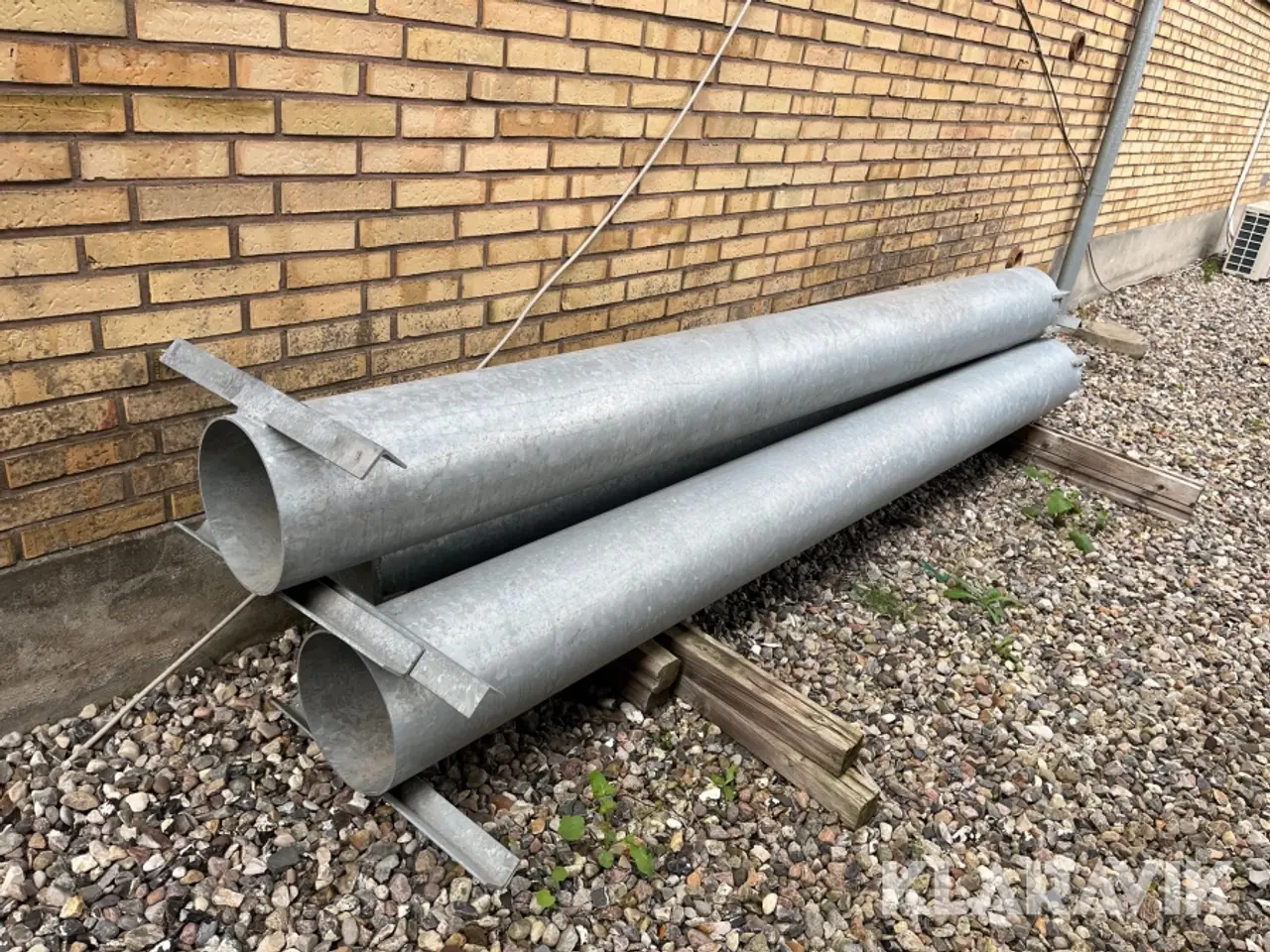Billede 2 - Stålsøjler galvaniseret 3 styk