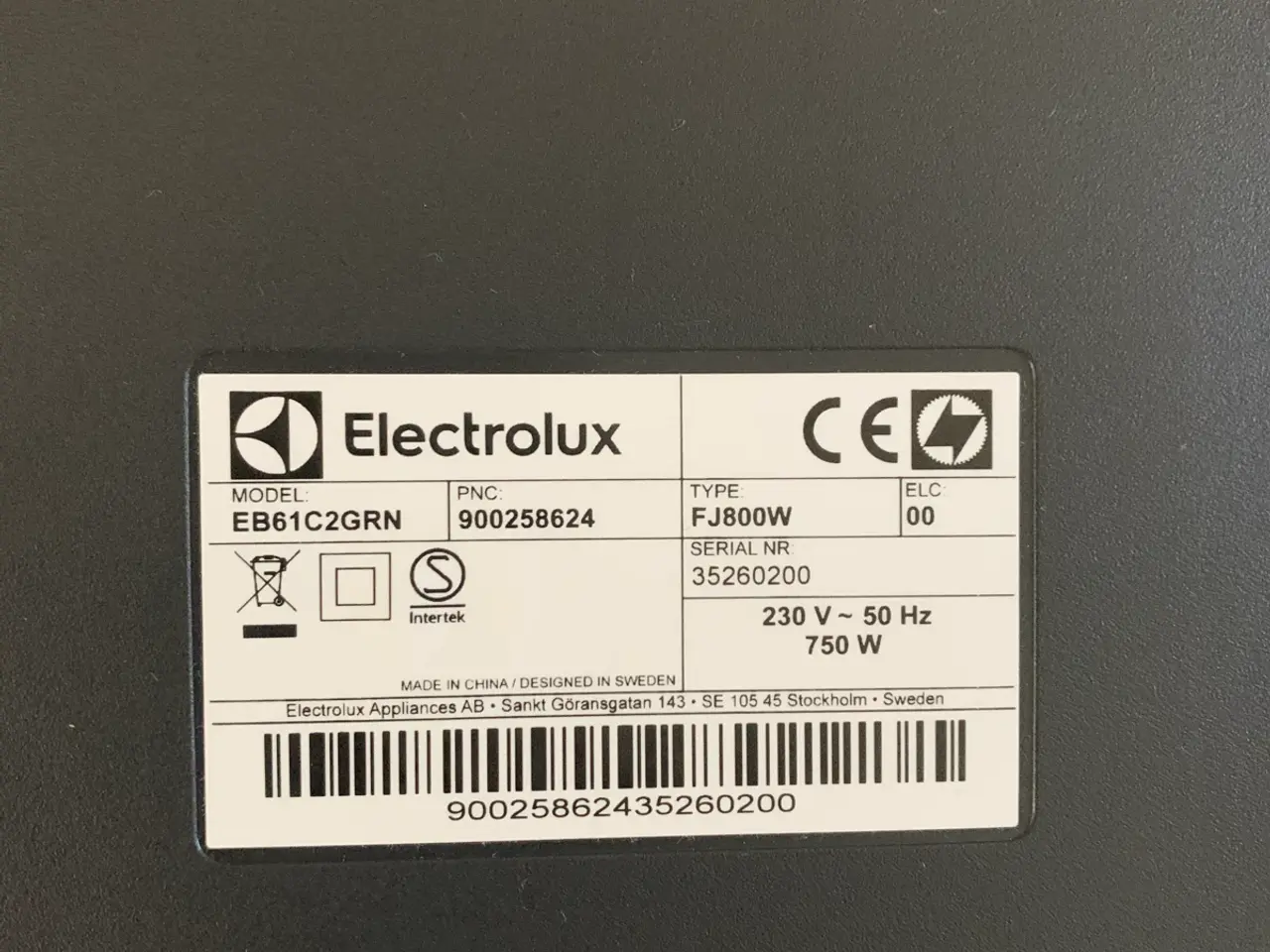 Billede 2 - Electrolux støvsuger med teleskoprør
