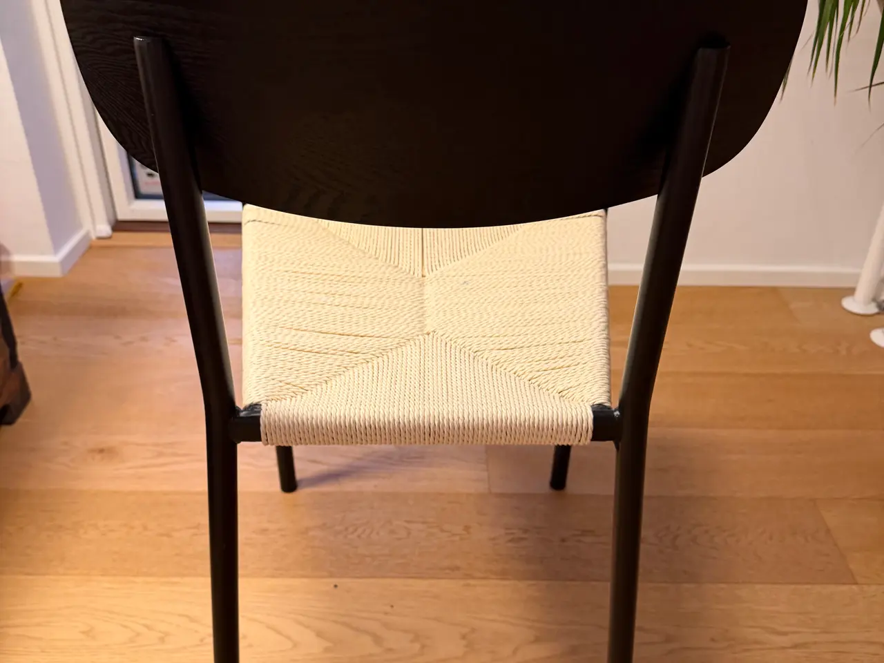 Billede 2 - 4 stk. Venture Polly spisebordstol i sort/natur