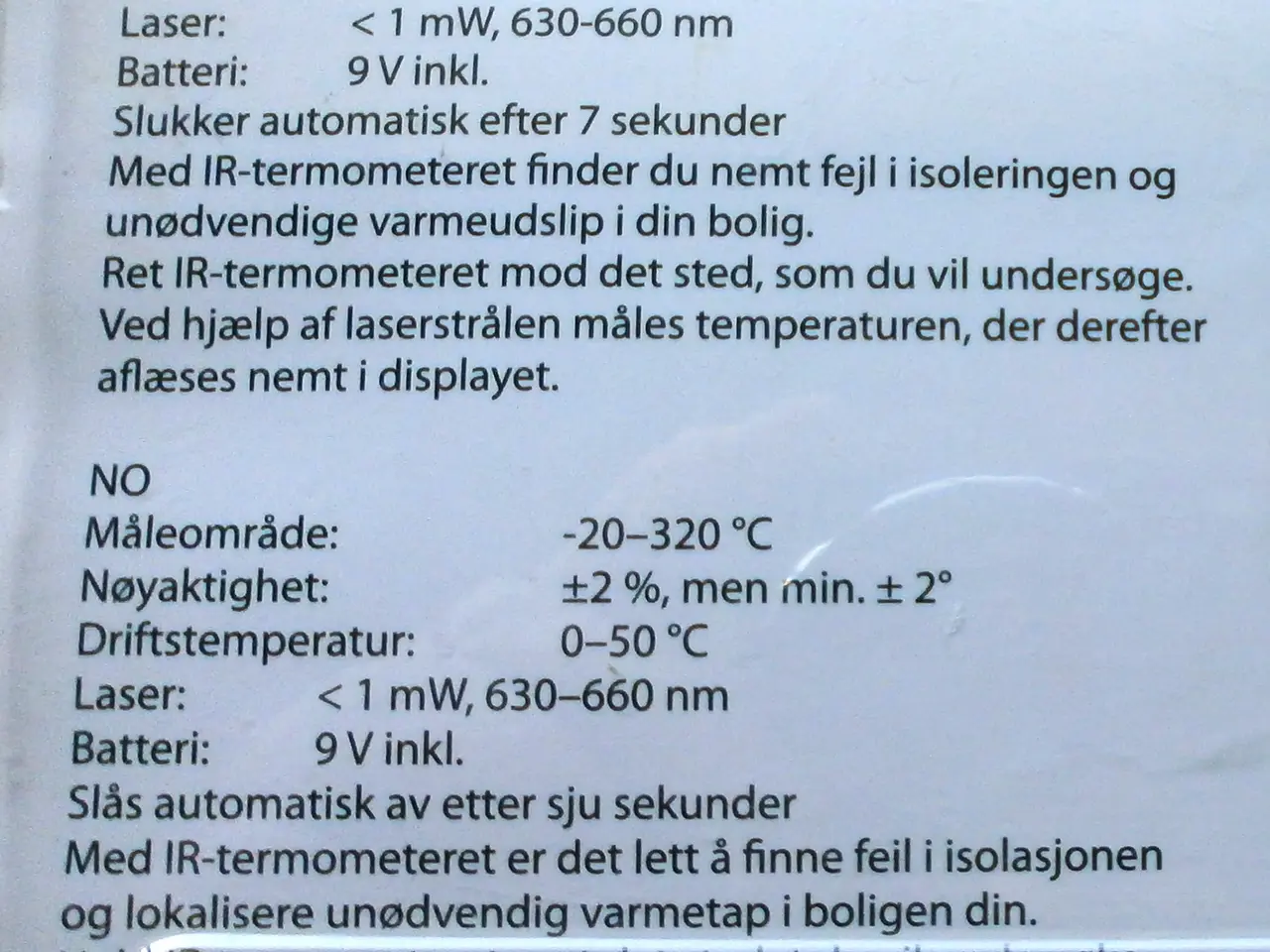 Billede 2 - Infrarød termometer Pro Builder
