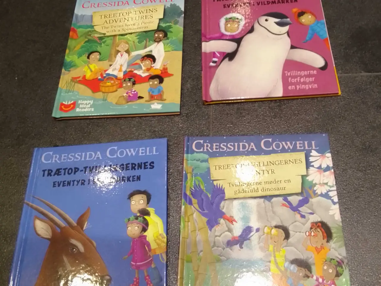 Billede 1 - Cressida Cowell børnebøger – 4 stk hardback