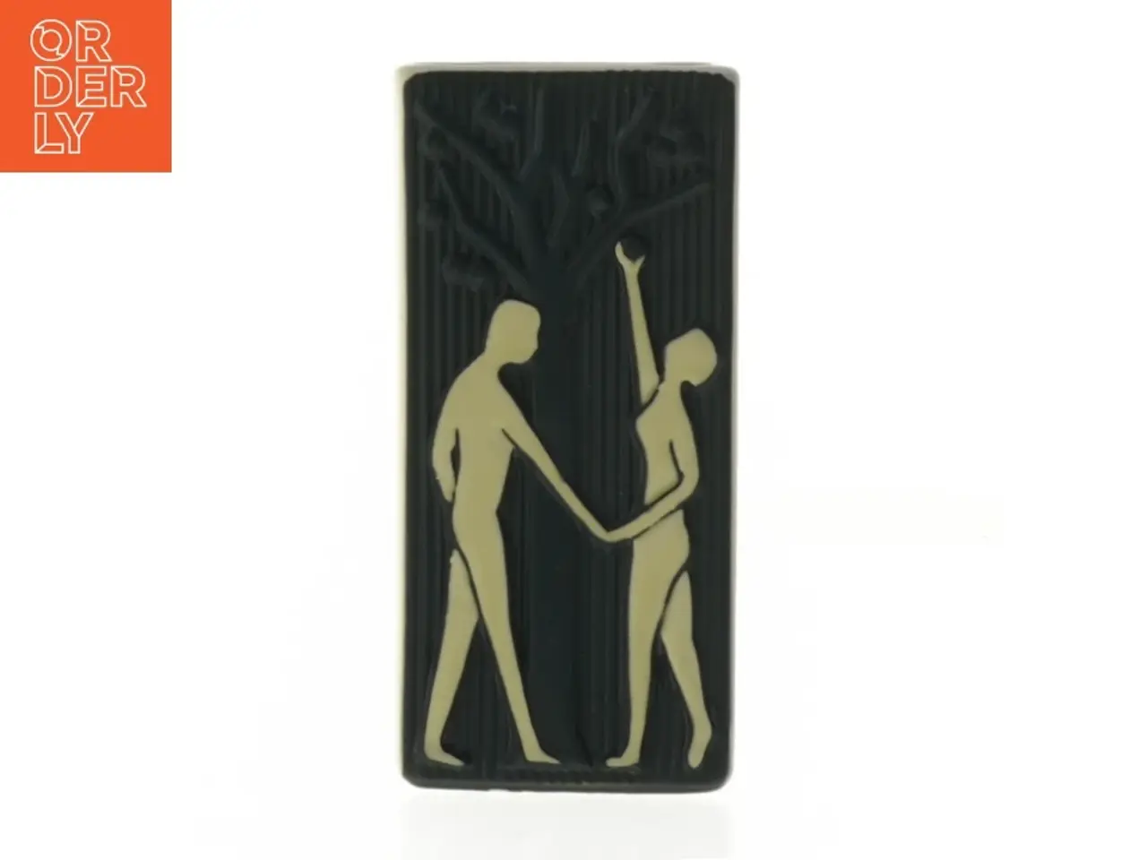 Billede 1 - Adam & Eva vase med motiv fra Søholm (str. 16 cm)